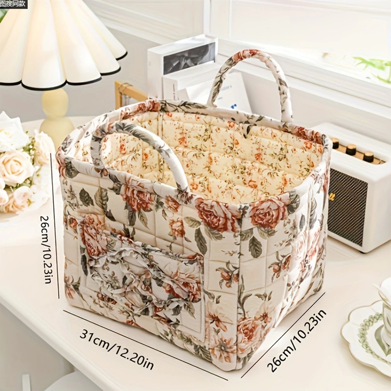 Large Capacity Fabric Storage Baskets Laundry Baskets with Easy Carry Handles Laundry Hampers