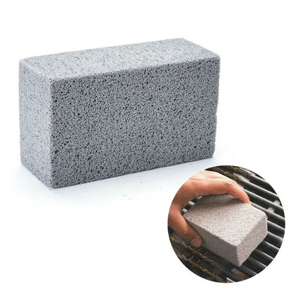 1Pc BBQ Grill Cleaning Brush Brick Block Barbecue Cleaning Stone Pumice Brick for Barbecue Rack Outdoor Kitchen BBQ Tools