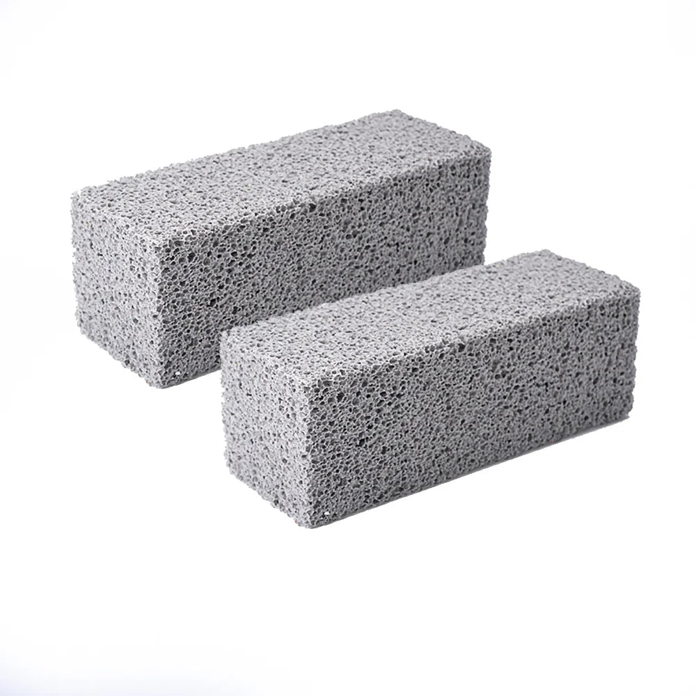 1Pc BBQ Grill Cleaning Brush Brick Block Barbecue Cleaning Stone Pumice Brick for Barbecue Rack Outdoor Kitchen BBQ Tools